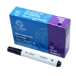 Alkoholos marker 3mm, kerek végű Bluering® fekete