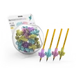 Ceruza markolat, fogássegítő, szilikon, pasztell, 72 db/display, Silka