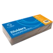 Elválasztócsík, karton 190g. 10,5x24cm, 100 db/csomag, Bluering® narancs
