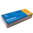 Elválasztócsík, karton 190g. 10,5x24cm, 100 db/csomag, Bluering® piros