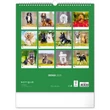 Falinaptár képes  300x340mm Dogs Realsystem 2026.