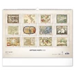 Falinaptár képes  480×330mm Antique Maps Realsystem 2026.