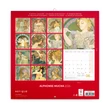 Falinaptár képes lemeznaptár 300x300mm, Alphonse Mucha Realsystem 2026.