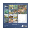 Falinaptár képes lemeznaptár 300x300mm, Claude Monet Realsystem 2026.