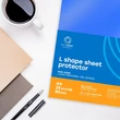 Genotherm `L` A4, 80 micron kék 25 db/csomag, Bluering®,