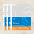 Genotherm lefűzhető, A4, 120 micron víztiszta Bluering® 25 db/csomag,