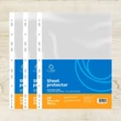 Genotherm lefűzhető, A4, 90 micron víztiszta Bluering® 50 db/csomag Genotherm lefűzhető, A4, 90 micron víztiszta Bluering® 50 db/csomag