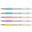 Golyóstoll 0,7mm, pasztell világoskék test, Zebra F-301, írásszín kék