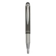 Golyóstoll metál szürke test, Zebra Stylus Telescopic, írásszín kék