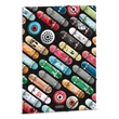 Gumis mappa A4 karton Ars Una ROLLIN MANIA (5228) 22