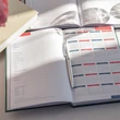 Határidőnapló agenda Standard A/5, napi, fehér lapokkal (bézs) 2026. Bluering® Határidőnapló agenda Standard A/5, napi, fehér lapokkal (bézs) 2026. Bluering®