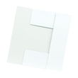 Iratgyűjtő, pólyás dosszié A4, 230g. karton táblázatos Bluering® fehér