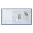 Iratrendező A4, 5cm,lapraszerelt, Bluering® Smart kék