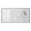Iratrendező A4, 7,5cm,lapraszerelt, Bluering® Smart fekete