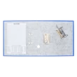 Iratrendező A4, 7,5cm,lapraszerelt, Bluering® Smart kék