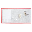 Iratrendező A4, 7,5cm,lapraszerelt, Bluering® Smart piros