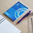 Jegyzettömb spirálozott, A6, 60lap, Bluering® vonalas