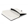 Keménytáblás notesz pontozott vonalozással krémszínű lapokkal leszorító gumiszalaggal Black 130x210mm, Presco
