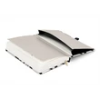Keménytáblás notesz krémszínű lapokkal leszorító gumiszalaggal Fox 130x210mm, Presco