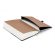 Keménytáblás notesz krémszínű lapokkal leszorító gumiszalaggal Japan 130x210mm, Presco
