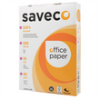 Másolópapír A4, 80g, újrahasznosított ISO 70 fehérségű  Saveco Orange Label 500ív/csomag,