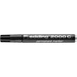 Alkoholos marker 1,5-3mm, kerek hegyű, Edding 2000 fekete