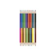 Színes ceruza készlet, kétvégű duocolor 12/24 szín Connect 24 klf. szín