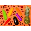 Tolltartó, szilikon, chili paprika, Nebulo