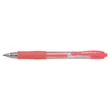 Zseléstoll 0,7mm, nyomógombos Pilot G-2, írásszín neon piros
