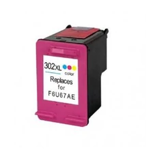 HP 302XL CMY GGH302C tintapatron SZÍNES