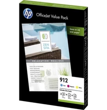 HP 6JR41AE Patron C/M/Y No.912 + A4 Papír