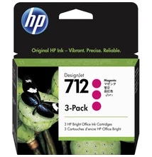 HP 3ED78A Patron 3Pack Magenta 29ml No.712 (Eredeti)