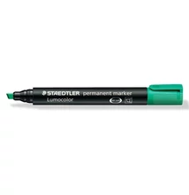 Alkoholos marker 2-5mm, vágott hegyű, Lumocolor 350 Staedtler zöld