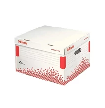 Archiváló konténer L méret újrahasznosított karton Esselte Speedbox  fehér