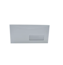 Boríték LC6/5 enyvezett bélésnyomott jobb ablakos 35x90mm, gépi töltéshez, külső füles 114x229mm, J28A20 Bluering®