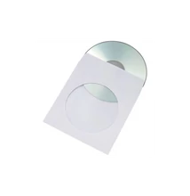 Boríték TCD öntapadó körablakos cd papírtok 125x125mm 1000 db Bluering® fehér
