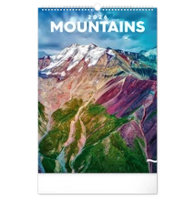 Falinaptár képes  330×460mm Mountains  Realsystem 2026.