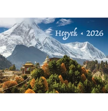 Falinaptár képes 460x320mm, Hegyek Realsystem 2026. Falinaptár képes 460x320mm, Hegyek Realsystem 2026.