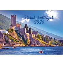 Falinaptár képes 460x320mm, Várak, kastélyok Realsystem 2026. Falinaptár képes 460x320mm, Várak, kastélyok Realsystem 2026.