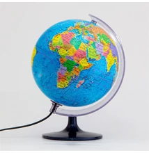 Földgömb 25 cm-es politikai megvilágított