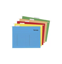 Függőmappa A4, karton oldalzárt Fornax 33-V piros