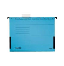 Függőmappa A4, karton oldaltzárt Leitz Alpha kék