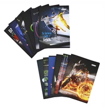 Füzet A5, 40lap, kockás 80g. Connect Matt + UV lakk borító, 