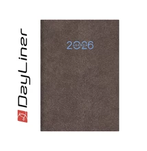 Határidőnapló Animal A5 heti, fehér lapokkal Grizzly szürkésbarna Dayliner 2026.