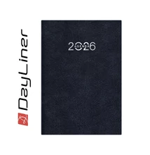 Határidőnapló Animal A5 napi, fehér lapokkal Toro fekete Dayliner 2026.