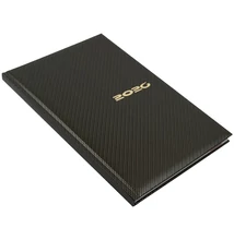 Határidőnapló Carbon B/5, heti fehér lapokkal bronz Realsystem 2026.