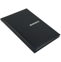 Határidőnapló Carbon B/5, heti fehér lapokkal kék Realsystem 2026.