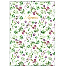 Határidőnapló Colors A5 napi, fehér lapokkal Berries Dayliner 2026.