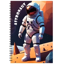 Határidőnapló InSpiral A5 heti, fehér lapokkal Astronaut Dayliner 2026.