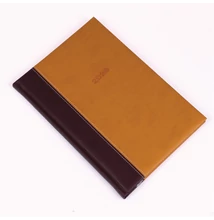 Határidőnapló Linett B/5, heti fehér lapokkal barna-mustár Realsystem 2026.